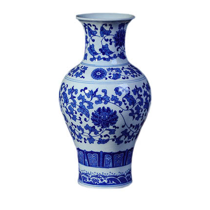 Kompatibelt porslin till Jahrriesnge white blue vase cna0211  Kompatibelt porslin Jahrriesnge  till white blue vase cna0211