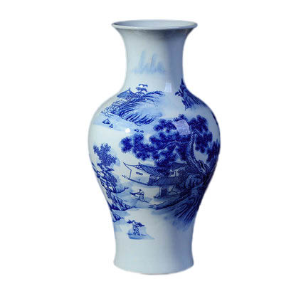 Kompatibelt porslin till Jahrriesnge white blue vase cna0220  Kompatibelt porslin Jahrriesnge  till white blue vase cna0220