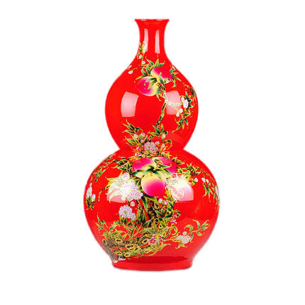 Kompatibelt porslin till Jahrriesnge red gourd vase cna0715  Kompatibelt porslin Jahrriesnge  till red gourd vase cna0715