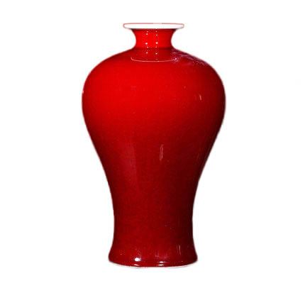 Kompatibelt porslin till Jahrriesnge crack glaze red vase cna0946  Kompatibelt porslin Jahrriesnge  till crack glaze red vase cna0946
