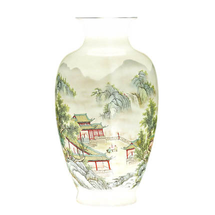 Kompatibelt porslin till Jahrriesnge colorful landscape vase cna1002  Kompatibelt porslin Jahrriesnge  till colorful landscape vase cna1002