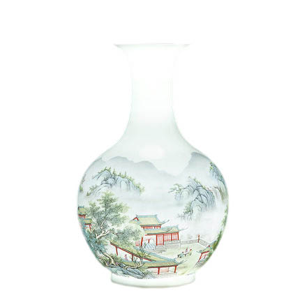 Kompatibelt porslin till Jahrriesnge colorful landscape vase cna1006  Kompatibelt porslin Jahrriesnge  till colorful landscape vase cna1006
