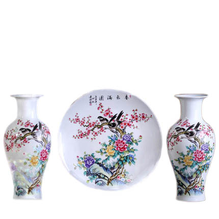 Kompatibelt porslin till Jahrriesnge vase set 3pcs cna1059  Kompatibelt porslin Jahrriesnge  till vase set 3pcs cna1059