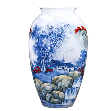 Kompatibelt porslin till Jahrriesnge hand painted big vase cna1139  Kompatibelt porslin Jahrriesnge  till hand painted big vase cna1139