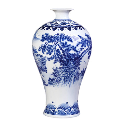 Kompatibelt porslin till Jahrriesnge landscape painting vase cna1223  Kompatibelt porslin Jahrriesnge  till landscape painting vase cna1223