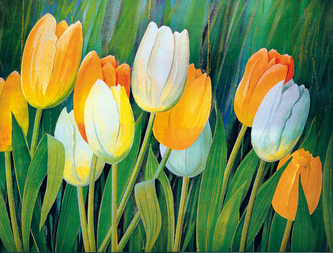 Kompatibelt Blommig till JAHRRIESNGE tulip lpf04392  Kompatibelt Blommig JAHRRIESNGE  till tulip lpf04392