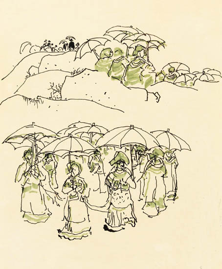 Kompatibelt Landskap till JAHRRIESNGE umbrella lpf09059  Kompatibelt Landskap JAHRRIESNGE  till umbrella lpf09059