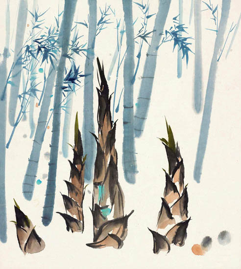 Kompatibelt Landskap till JAHRRIESNGE bamboo shoots lpf09277  Kompatibelt Landskap JAHRRIESNGE  till bamboo shoots lpf09277
