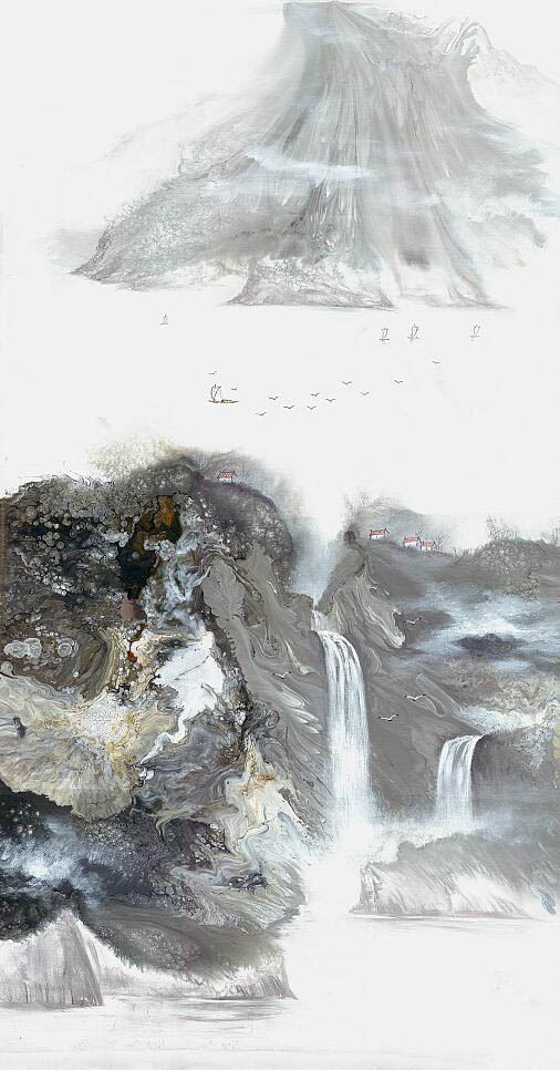 Kompatibelt Landskap till JAHRRIESNGE waterfall lpf09564  Kompatibelt Landskap JAHRRIESNGE  till waterfall lpf09564
