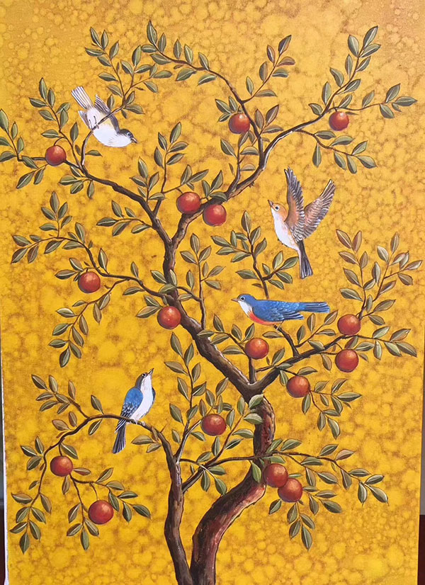 Kompatibelt Oljemålning till JAHRRIESNGE birds-in-the-tree-lpg0387  Kompatibelt Oljemålning JAHRRIESNGE  till birds-in-the-tree-lpg0387