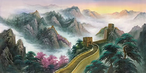 Kompatibelt Landskap till JAHRRIESNGE the-Great-Wall-montains-trees-lpg0781  Kompatibelt Landskap JAHRRIESNGE  till the-Great-Wall-montains-trees-lpg0781