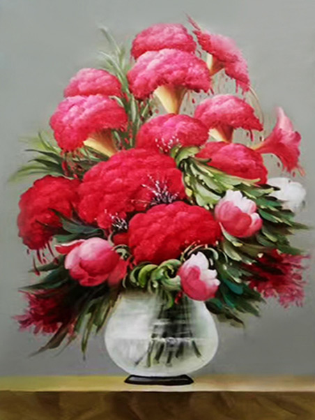 Kompatibelt Fortfarande liv till Jahrriesnge red-cockscomb-flower-lpg0886  Kompatibelt Fortfarande liv Jahrriesnge  till red-cockscomb-flower-lpg0886
