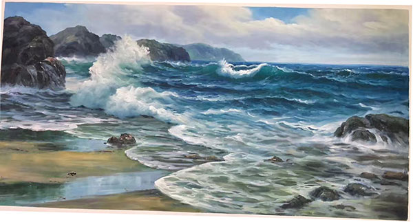 Kompatibelt Landskap till JAHRRIESNGE choppy-surf-lpg1063  Kompatibelt Landskap JAHRRIESNGE  till choppy-surf-lpg1063
