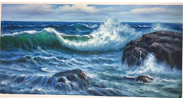 Kompatibelt Landskap till JAHRRIESNGE choppy-surf-lpg1067  Kompatibelt Landskap JAHRRIESNGE  till choppy-surf-lpg1067