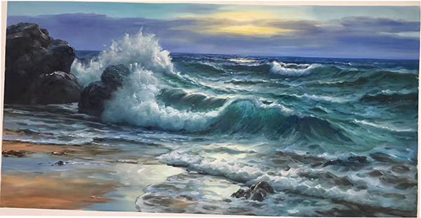 Kompatibelt Landskap till JAHRRIESNGE choppy-surf-lpg1068  Kompatibelt Landskap JAHRRIESNGE  till choppy-surf-lpg1068