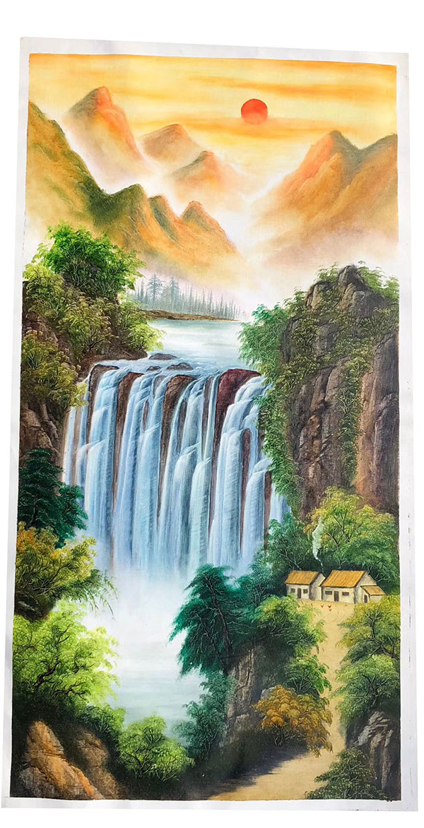 Kompatibelt Landskap till JAHRRIESNGE waterfall-lpg1763  Kompatibelt Landskap JAHRRIESNGE  till waterfall-lpg1763