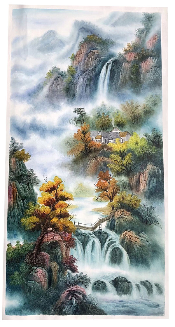 Kompatibelt Landskap till JAHRRIESNGE waterfall-lpg1779  Kompatibelt Landskap JAHRRIESNGE  till waterfall-lpg1779