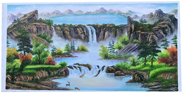 Kompatibelt Landskap till JAHRRIESNGE waterfall-lpg1841  Kompatibelt Landskap JAHRRIESNGE  till waterfall-lpg1841