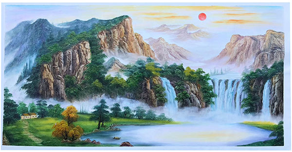 Kompatibelt Landskap till JAHRRIESNGE waterfall-lpg1843  Kompatibelt Landskap JAHRRIESNGE  till waterfall-lpg1843