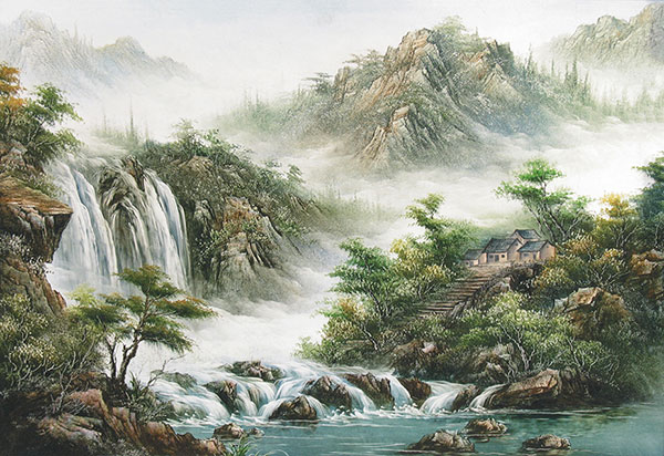 Kompatibelt Landskap till JAHRRIESNGE waterfall lpg2393  Kompatibelt Landskap JAHRRIESNGE  till waterfall lpg2393