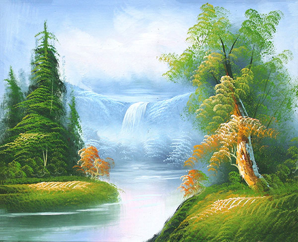Kompatibelt Landskap till JAHRRIESNGE waterfall lpg2396  Kompatibelt Landskap JAHRRIESNGE  till waterfall lpg2396